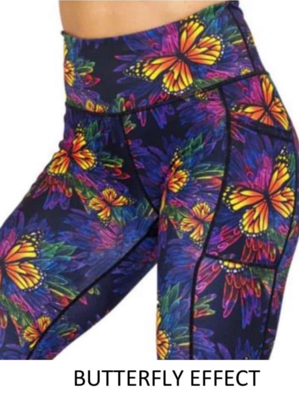 XS capri CVG Butterfly Effect leggings